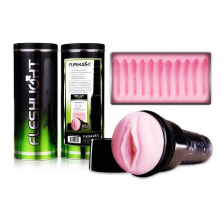 Flashlight-Masturbator-Pink Lady Super Ribbed Original USA-product of delhisextoystore