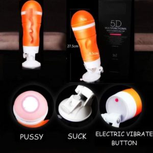 5D 12 Frequency Hands Electrical Male Masturbator Cup-product of delhisextoystore