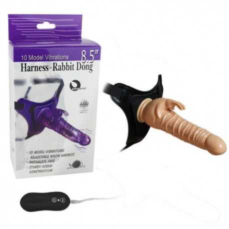 Mode Control Vibration Harness Rabbit Strap-ons Dong-products of delhisextoystore