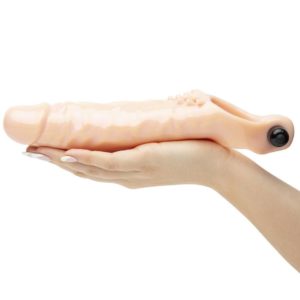 check measure Vibro skin penis sleeve extension-product of delhisextoystore